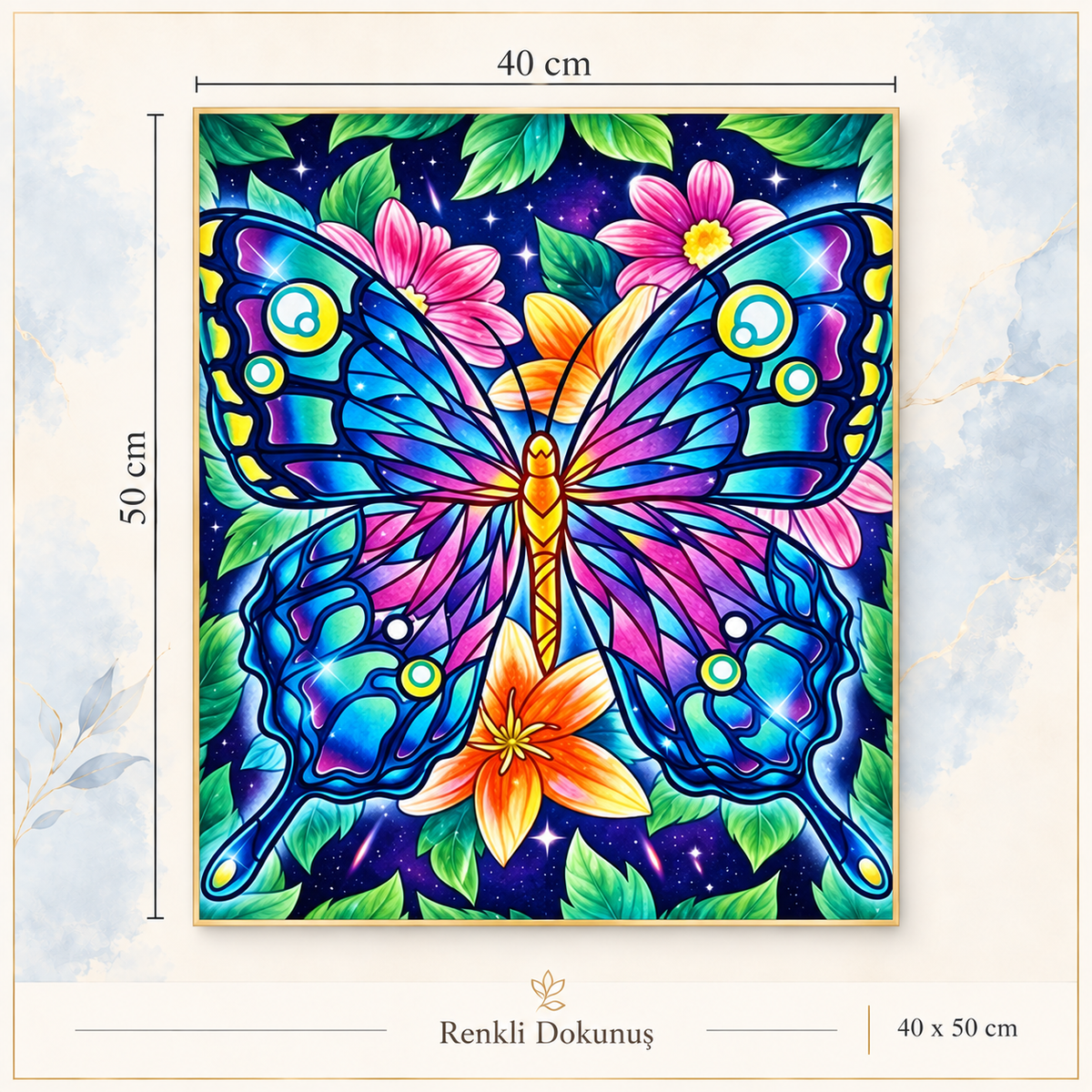 Kristal Kanatlar 40x50 cm