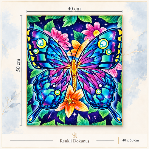 Kristal Kanatlar 40x50 cm