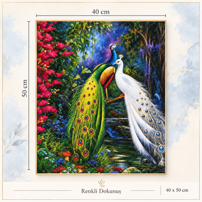 Tavus Kuşu İhtişamı 40x50