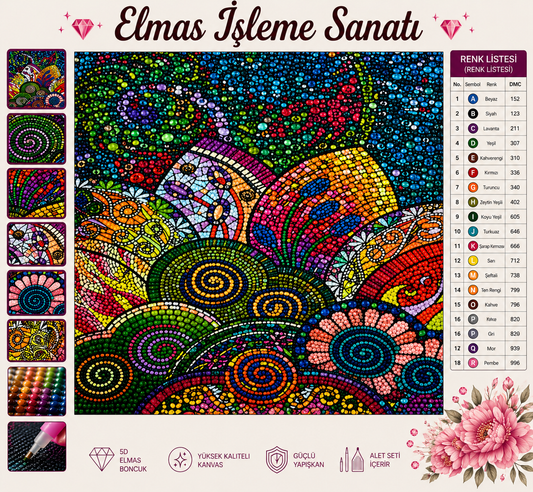 Osmanlı İşlemesi 40x50 cm