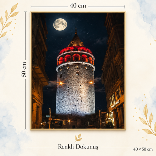 Galata Kulesi 40x50 Cm