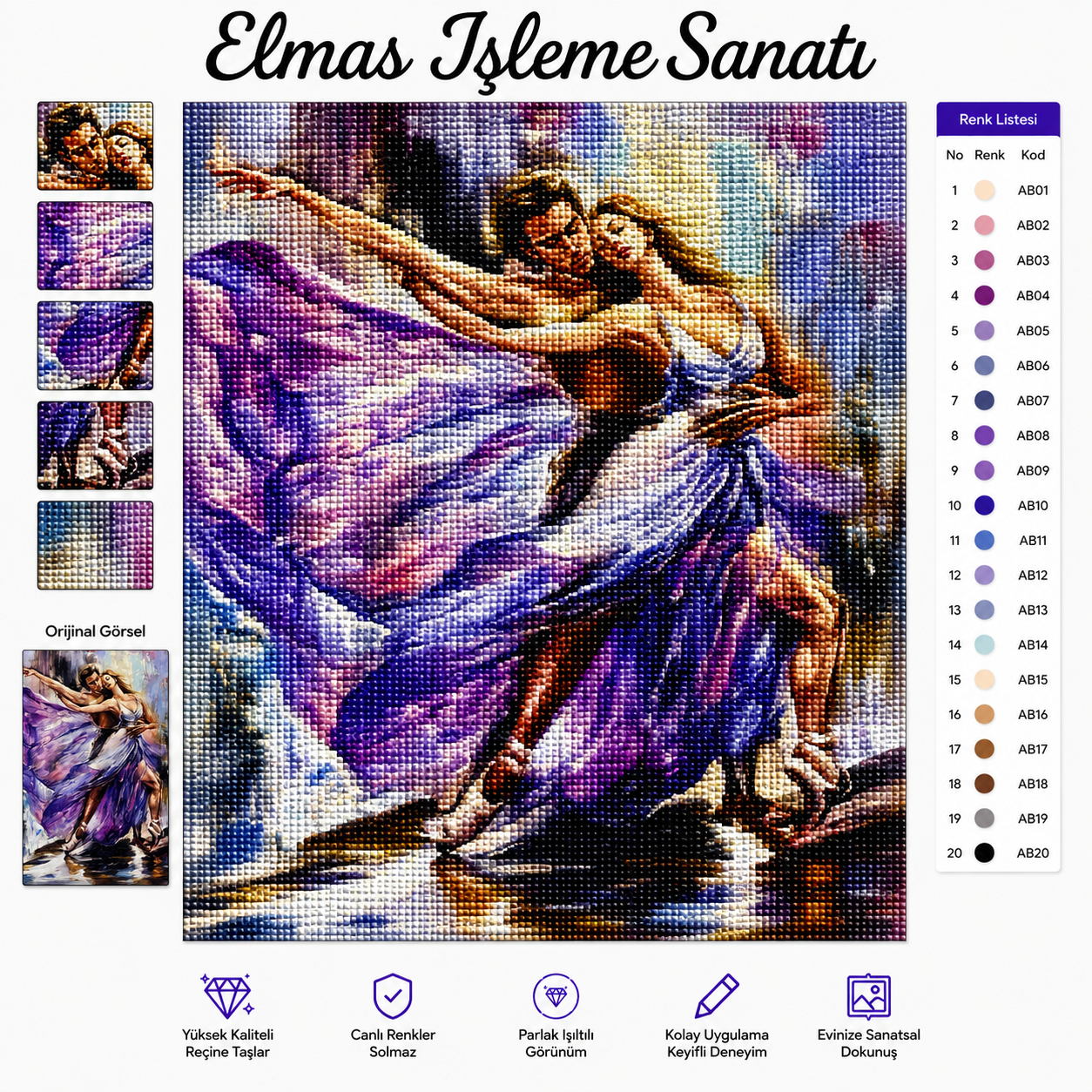 Zerafetin Dansı  40x50 cm