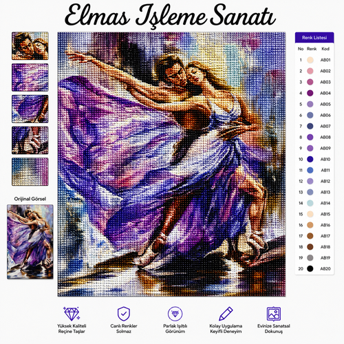 Zerafetin Dansı  40x50 cm