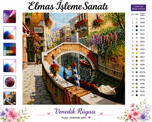 Venedik Rüyası  30x40 cm