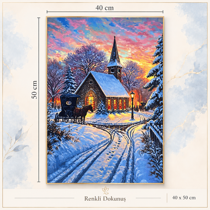 Kar Evi 40x50 Cm