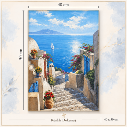 Santorini Adası 40x50