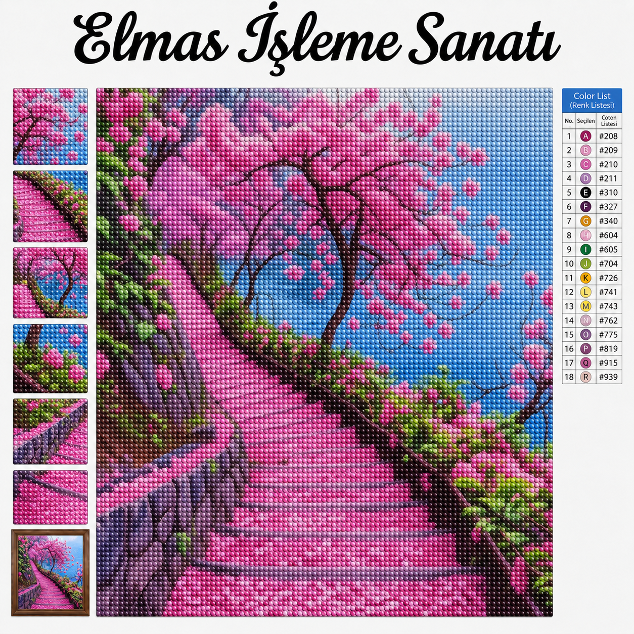 Sakuralı Yollar 50x65Cm
