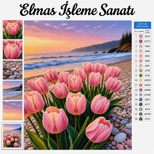 Huzur Lalesi  50x65Cm