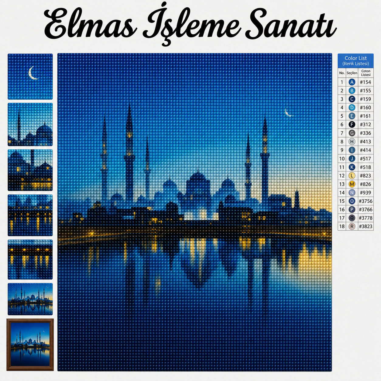 Gecenin Yansıması  50x65 Cm