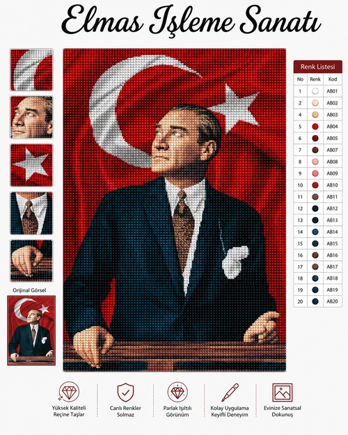 Atatürk Portresi 40x50 Cm
