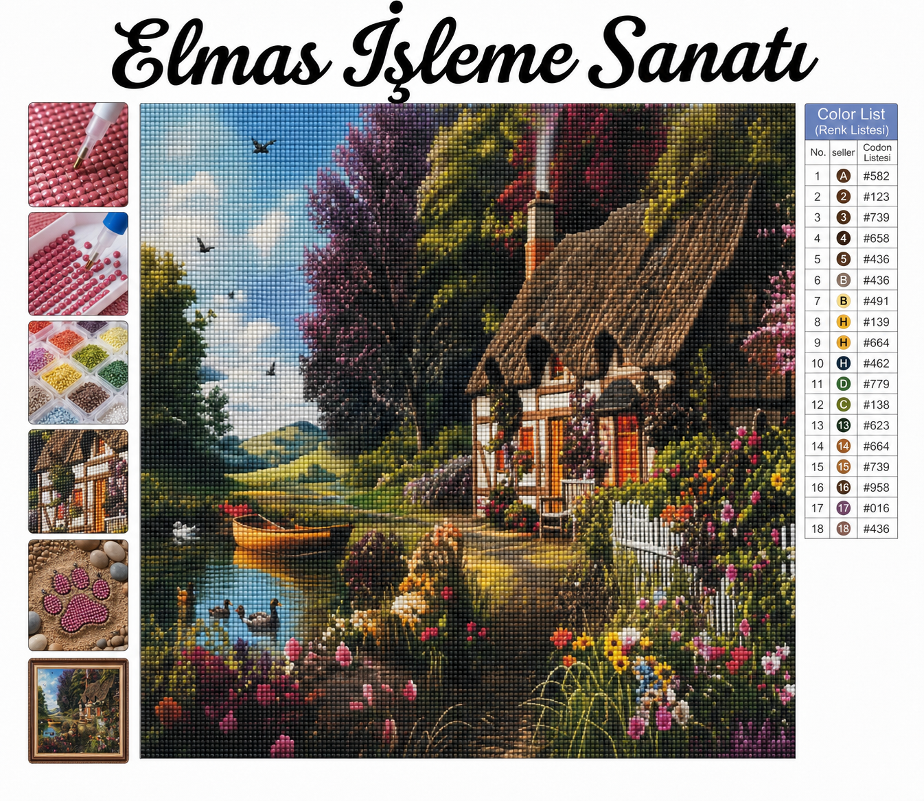 Göl Esintisi 40x50 cm