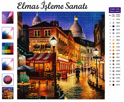 Paris Işıkları  30x40 cm