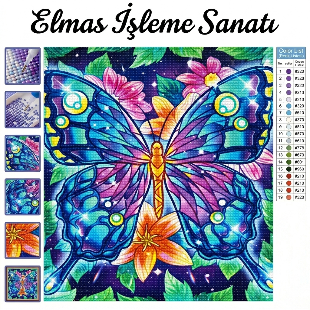 Kristal Kanatlar 40x50 cm