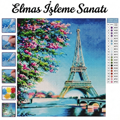 Paris Baharı 30x40 cm