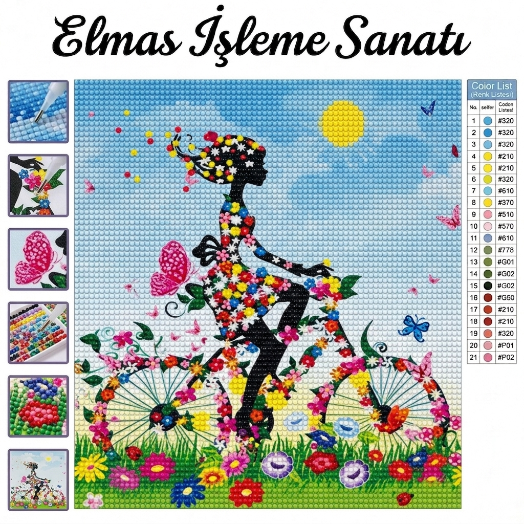 Huzur Bisikleti  30x40 cm