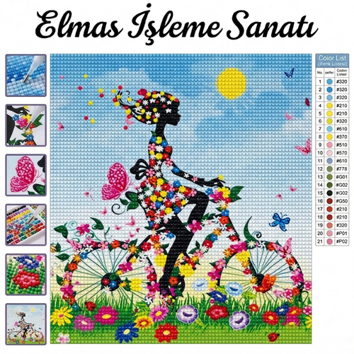 Huzur Bisikleti  30x40 cm