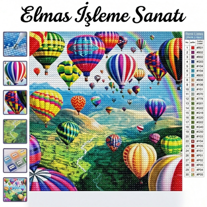 Kapadokya Rüyası  30x30 cm