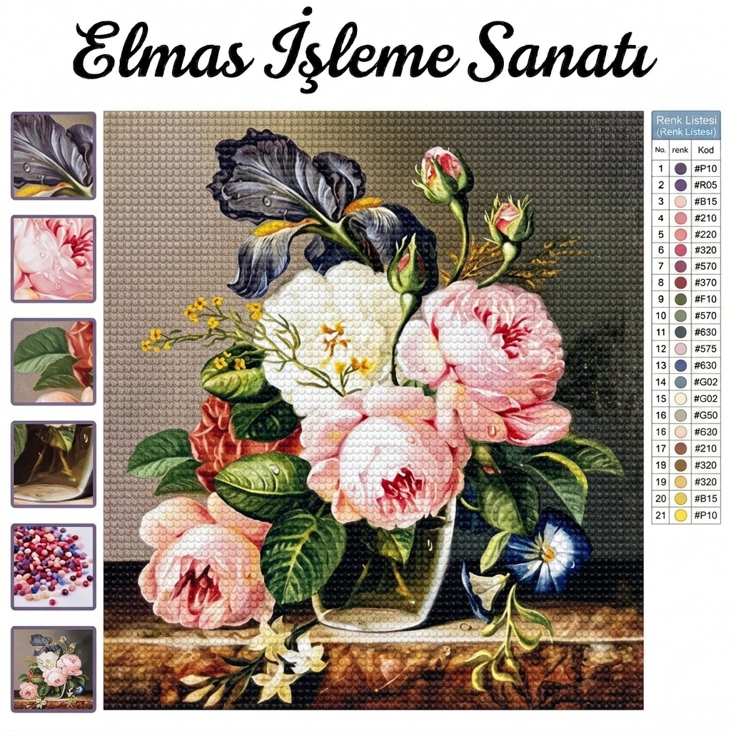 Zarif Şakayık  40x50 cm
