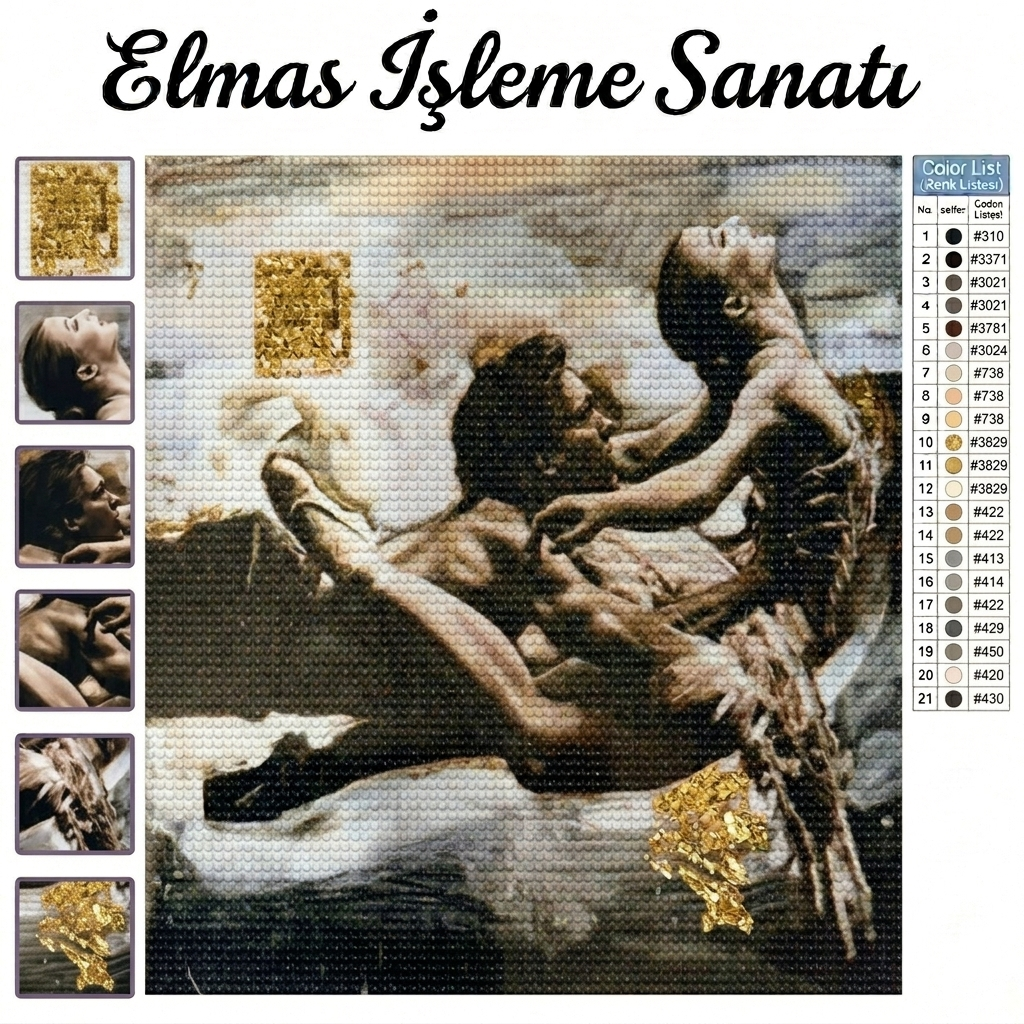 Altın Dokunuş  40x50 cm